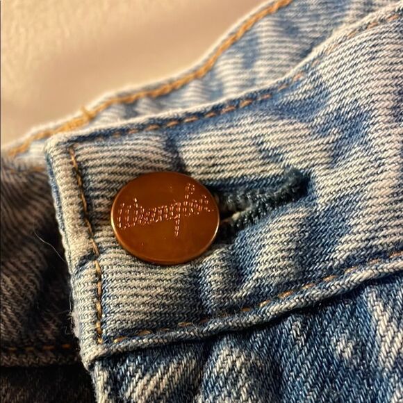 Wrangler Blue Flare Wide Leg Jeans - Picture 3 of 16